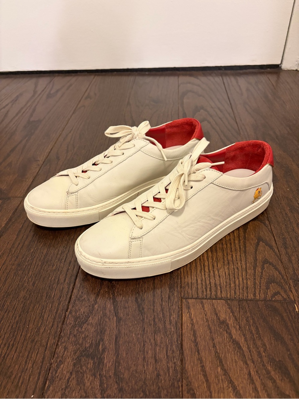 Koio Capri White Leather Sneaker - Lunar New Year, Year of the Dragon